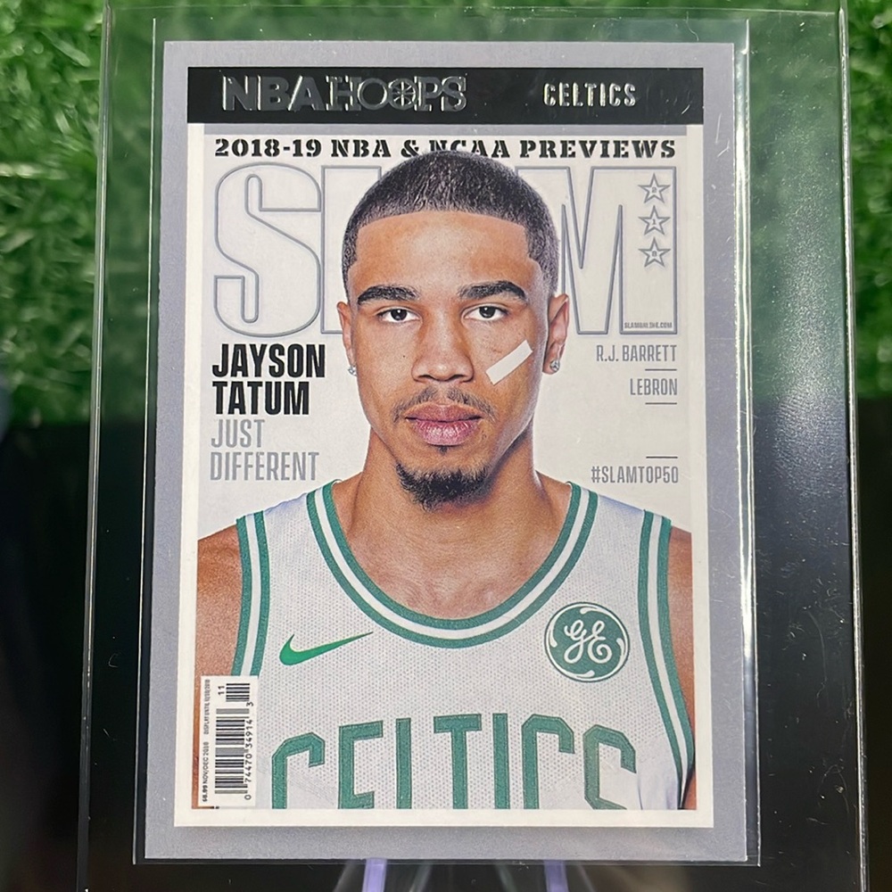 75. Panini NBA HOOPS SLAM JAYSON TATUM 🔥🏀🔥2021-2022